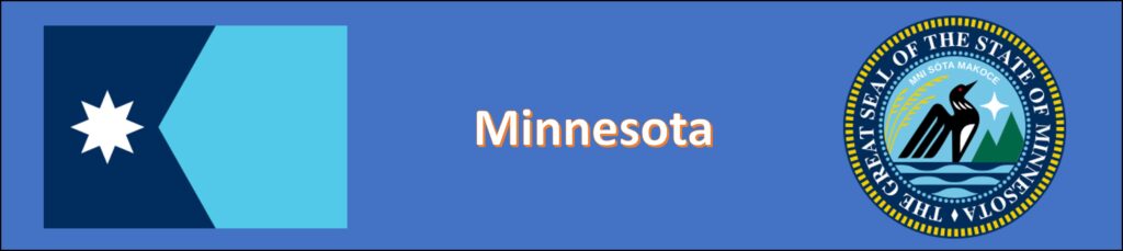 Minnesota Flag and Seal