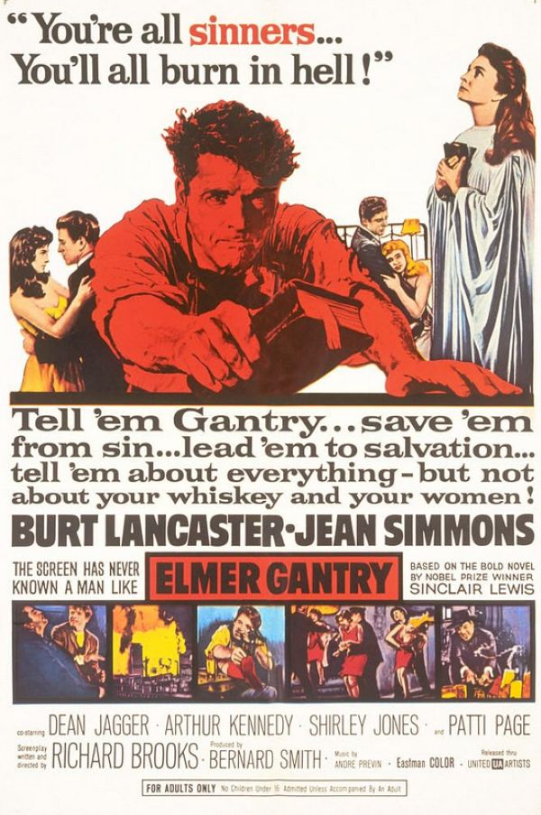 Elmer Gantry - United Artists - 1960
